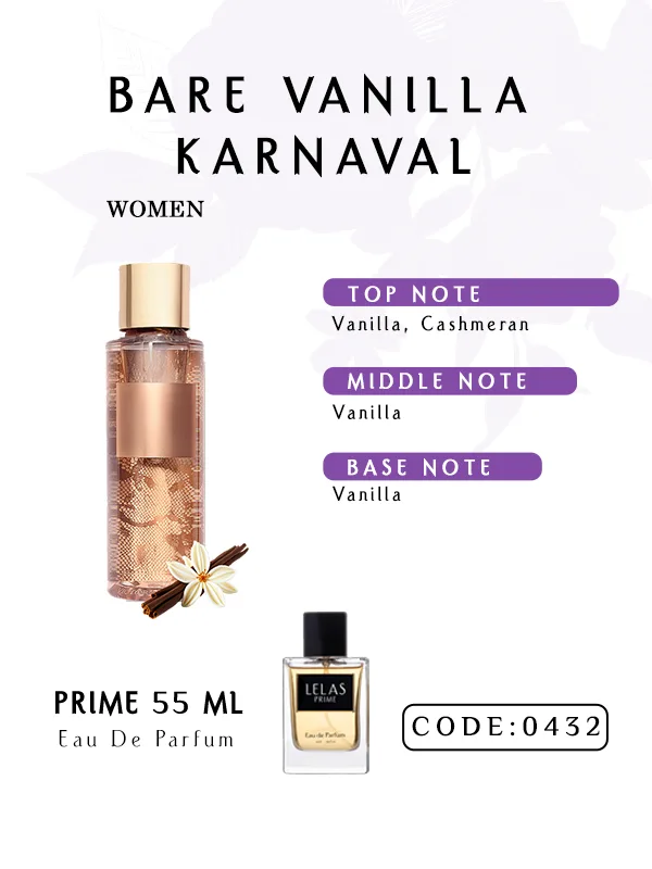 Bare Vanilla Karnaval Perfume 55 ML