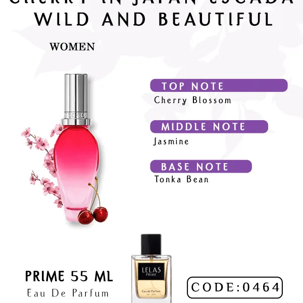 Cherry In Japan Escada Wild And Beautiful Perfume Eau de Perfume 55 ML