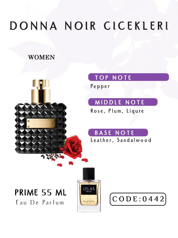 Donna Noir Cicekleri Donna Noir Çiçeklerı Perfume Eau de Perfume 55 ML