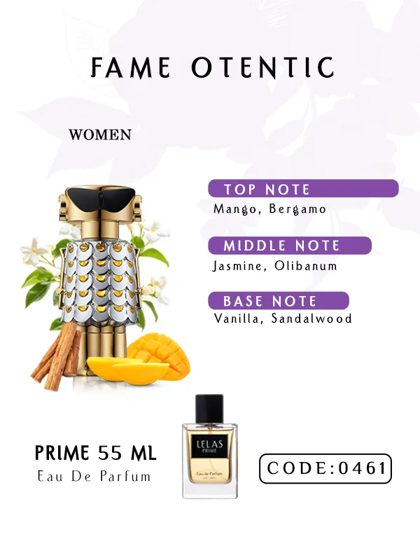 FAME OTENTIC Fame Otentic Perfume Eau de Perfume 55 ML