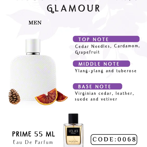 Lacoste L.12.12 Blanc Glamour Eau de Perfume 55 ML