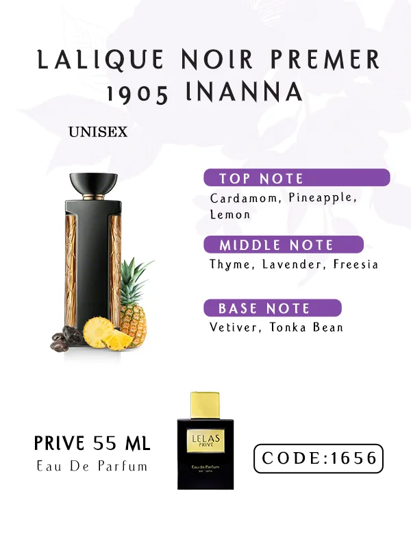 Lalique Noir Premier 1905 Inanna Perfume Eau de Perfume