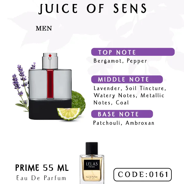 Luna Rossa Carbon Juice of Sens Perfume Eau de Perfume 55 ML
