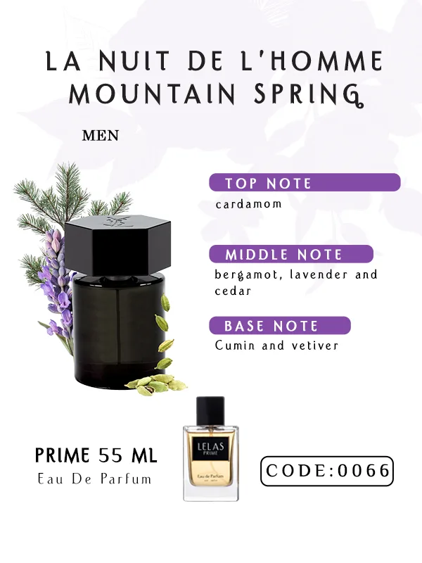 La Nuit De L_Homme Mountain Spring La Nuit De L’homme Mountain Spring Eau de Perfume 55 ML