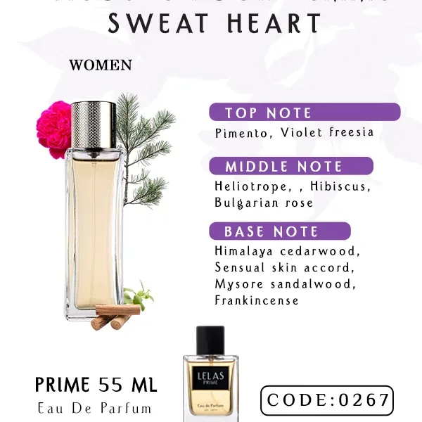 Lacoste Pour Femme Sweat Heart Eau de Perfume 55 ML