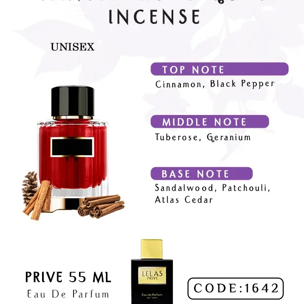 Sandal Ruby Gold Incense Perfume Eau de Perfume 55 ML