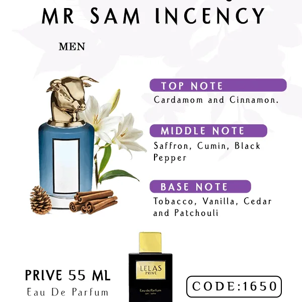 The Blazing Mr Sam Incency Perfume Eau de Perfume 55 ML