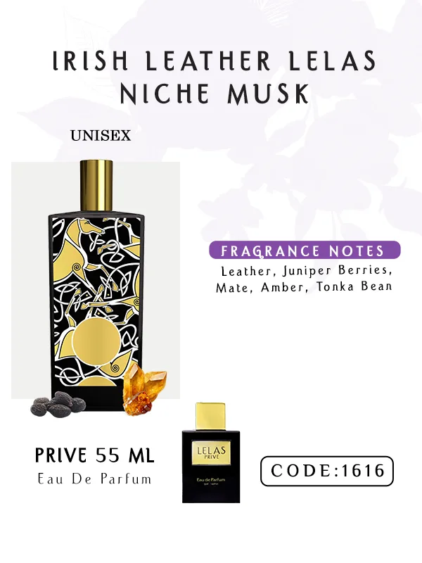 Irish Leather LELAS Niche Musk Eau de Perfume 55 ML