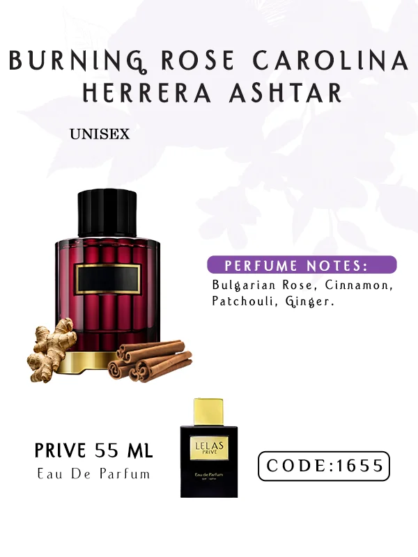 Burning Rose Ashtar Perfume Eau de Perfume 55 ML