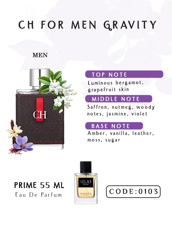 CH For Men Gravity Eau de Perfume 55 ML
