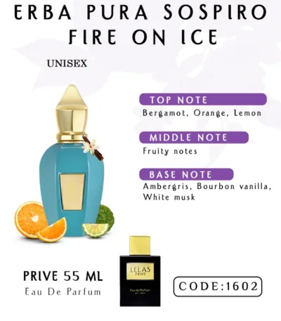Erba Pura Sospiro Fire On Ice Perfume Eau de Perfume 55 ML