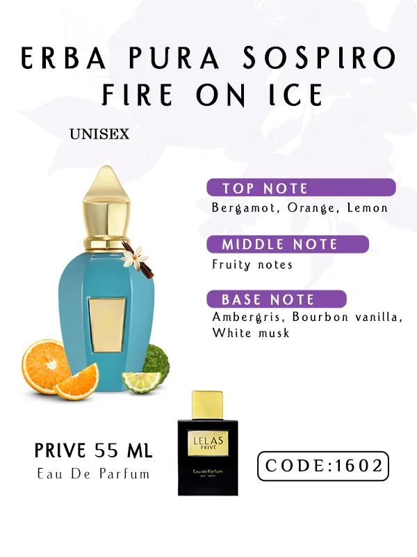 Erba Pura Sospiro Fire On Ice Perfume Eau de Perfume 55 ML