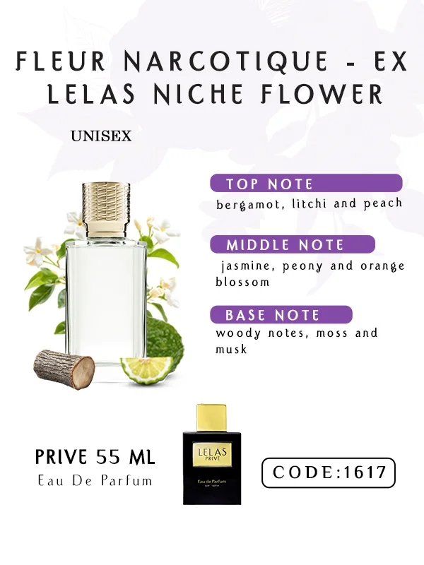 Fleur Narcotique Ex Lelas Niche Flower Perfume Eau de Perfume 55 ML