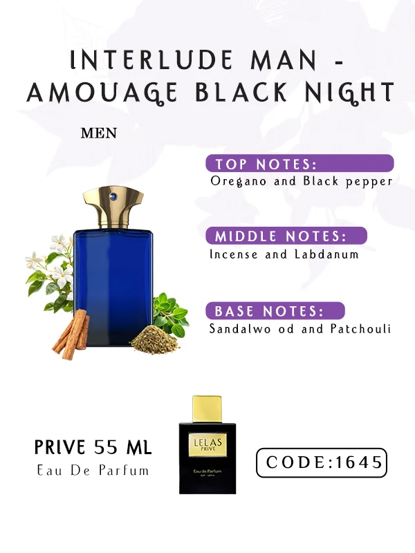 Interlude Man Amouage Black Night Eau de Perfume 55 ML